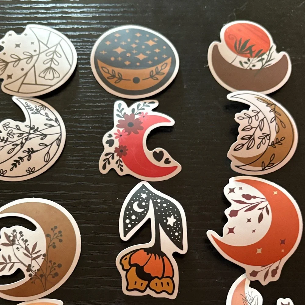 Moon Phase Sticker Set - Picture 3 of 4